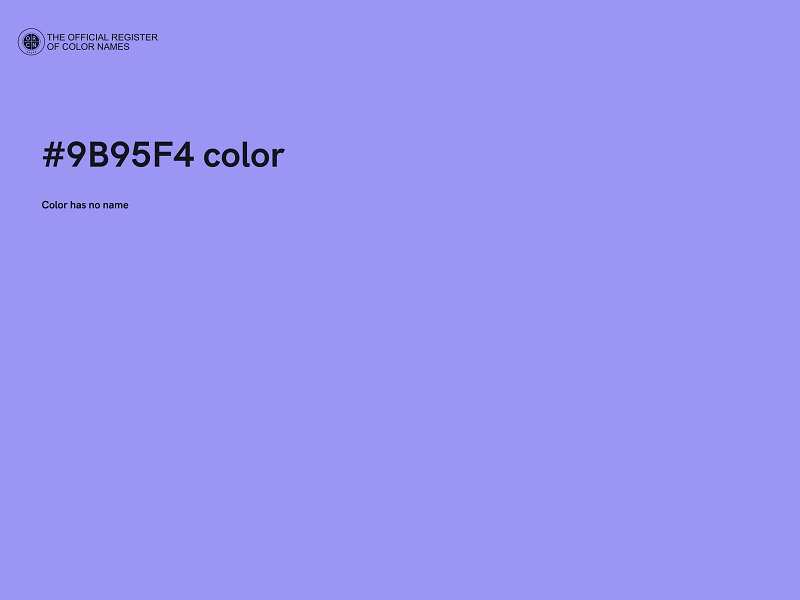 #9B95F4 color image