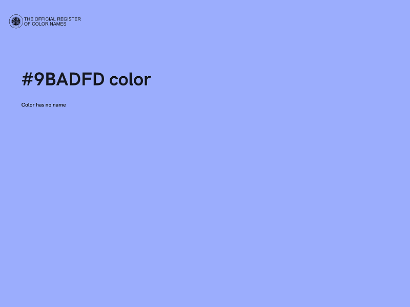 #9BADFD color image