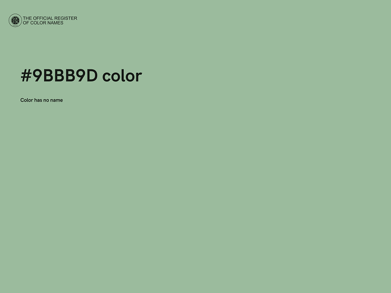 #9BBB9D color image