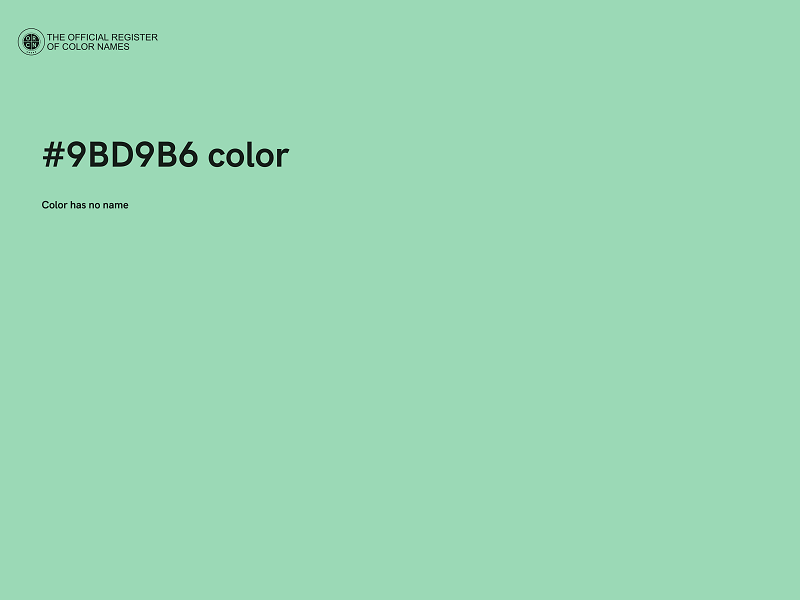 #9BD9B6 color image