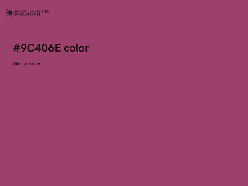 #9C406E color image