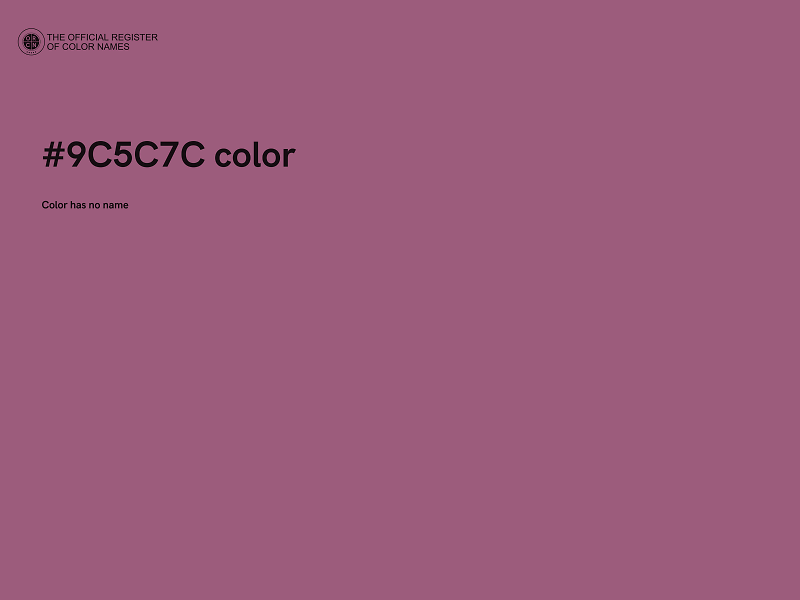 #9C5C7C color image