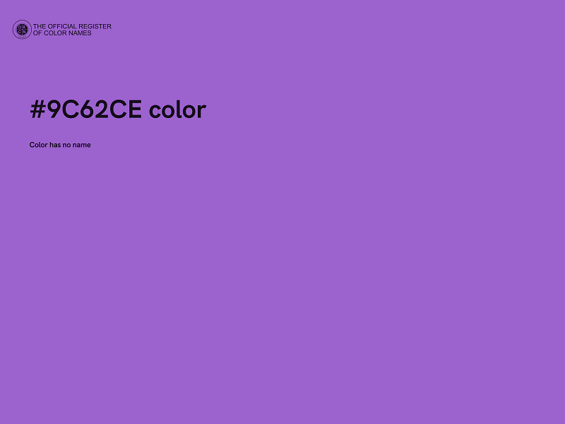 #9C62CE color image