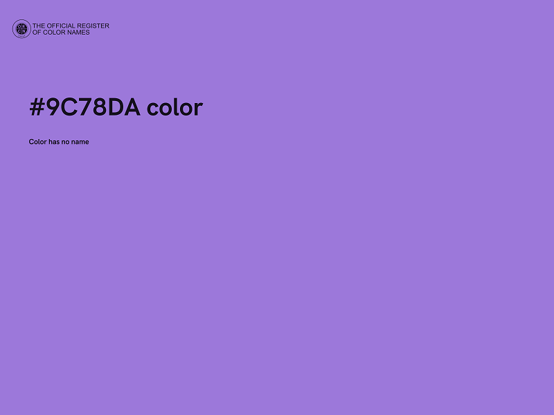 #9C78DA color image