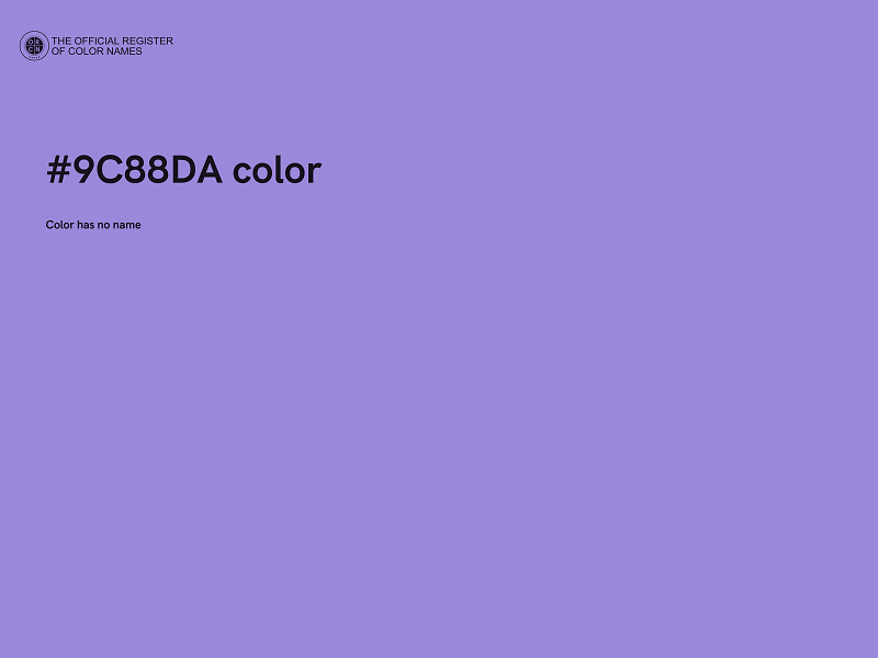 #9C88DA color image