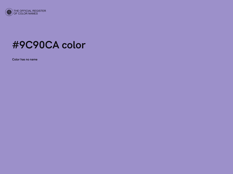 #9C90CA color image