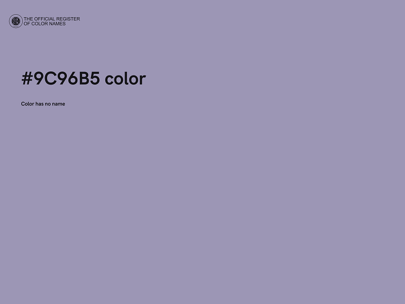 #9C96B5 color image