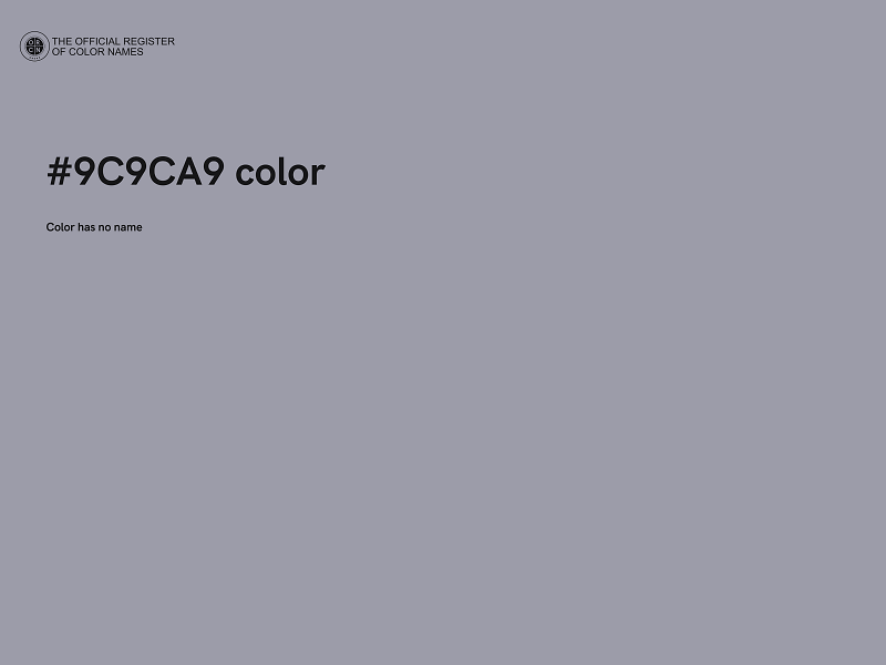 #9C9CA9 color image