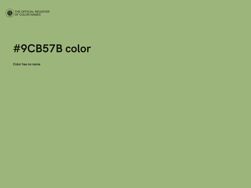 #9CB57B color image