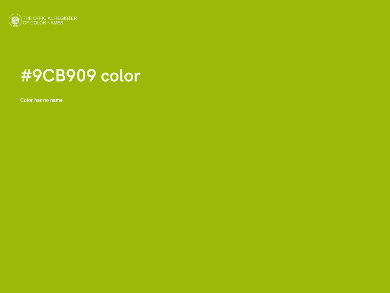 #9CB909 color image