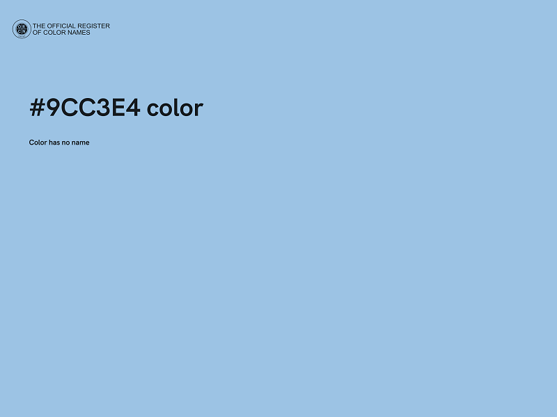 #9CC3E4 color image