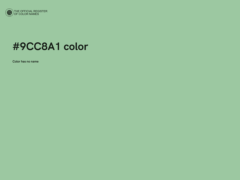 #9CC8A1 color image