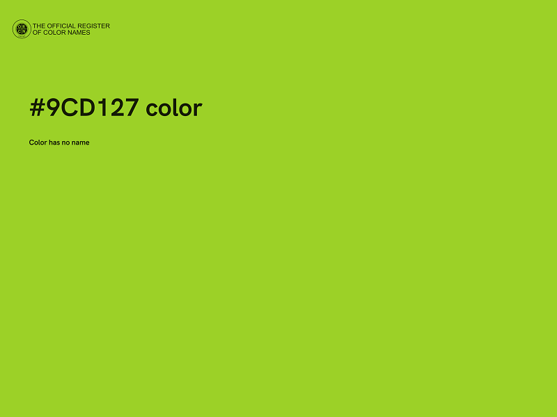 #9CD127 color image