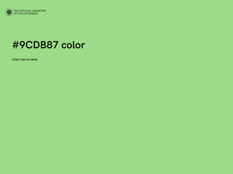 #9CDB87 color image