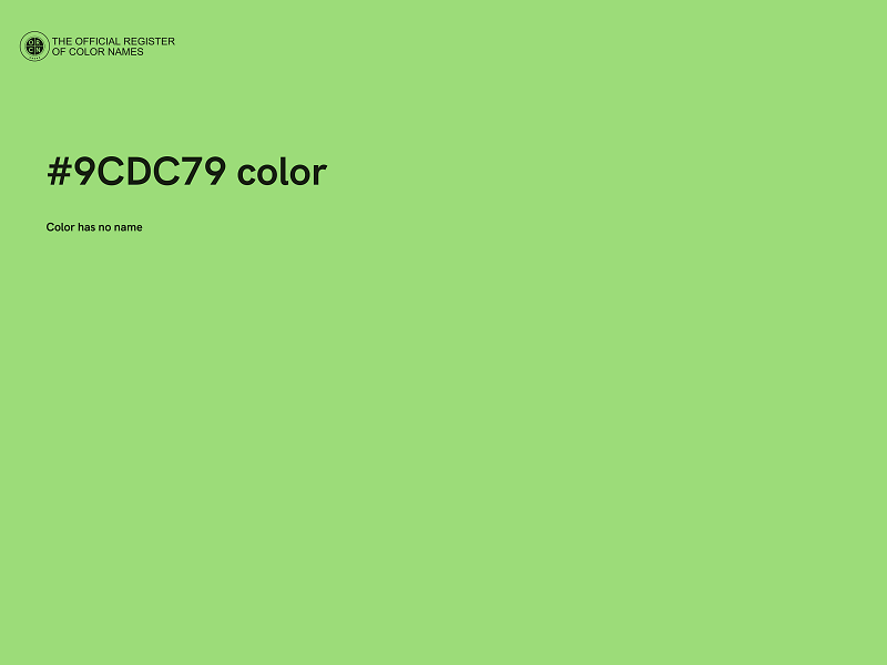 #9CDC79 color image