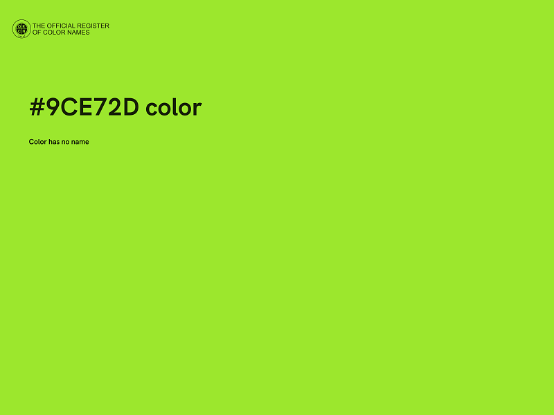 #9CE72D color image