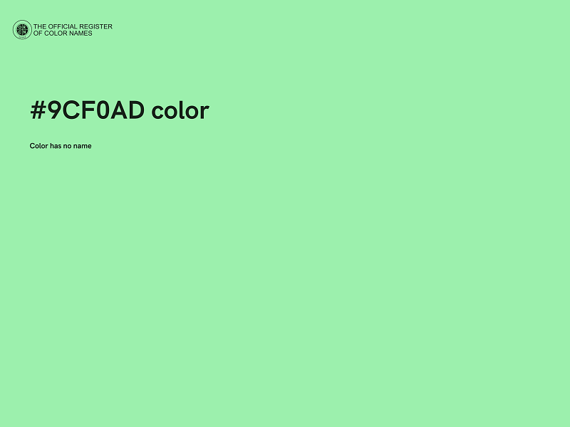 #9CF0AD color image