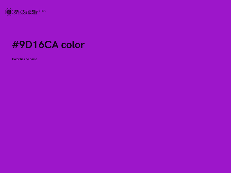 #9D16CA color image