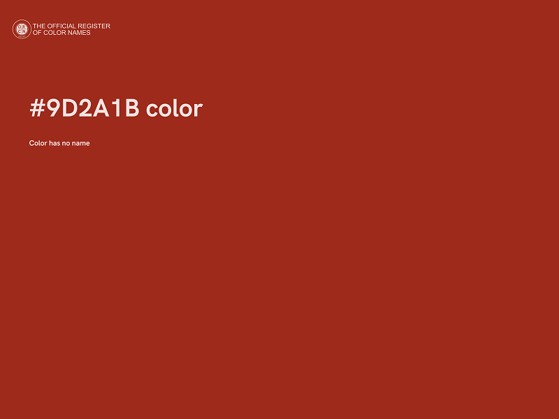 #9D2A1B color image