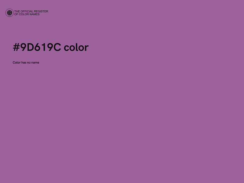 #9D619C color image