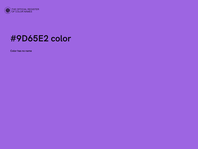 #9D65E2 color image