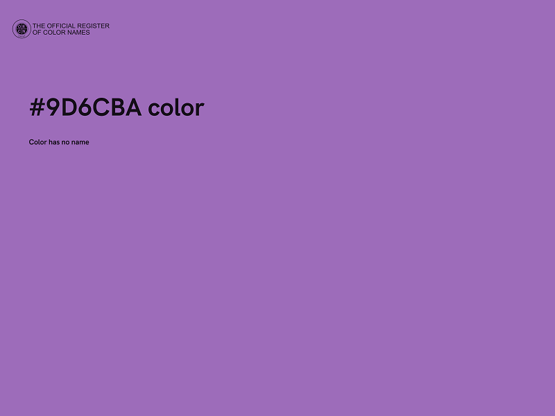 #9D6CBA color image