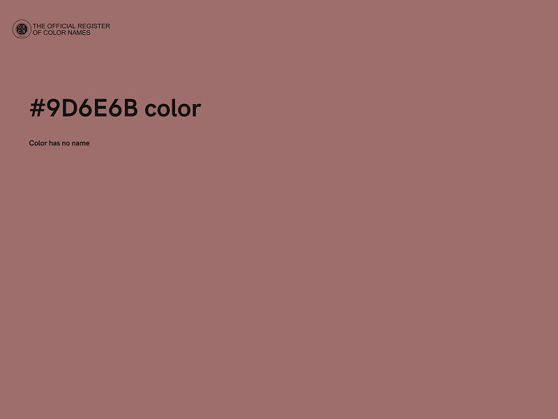 #9D6E6B color image