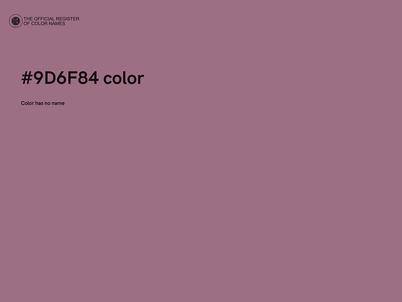 #9D6F84 color image