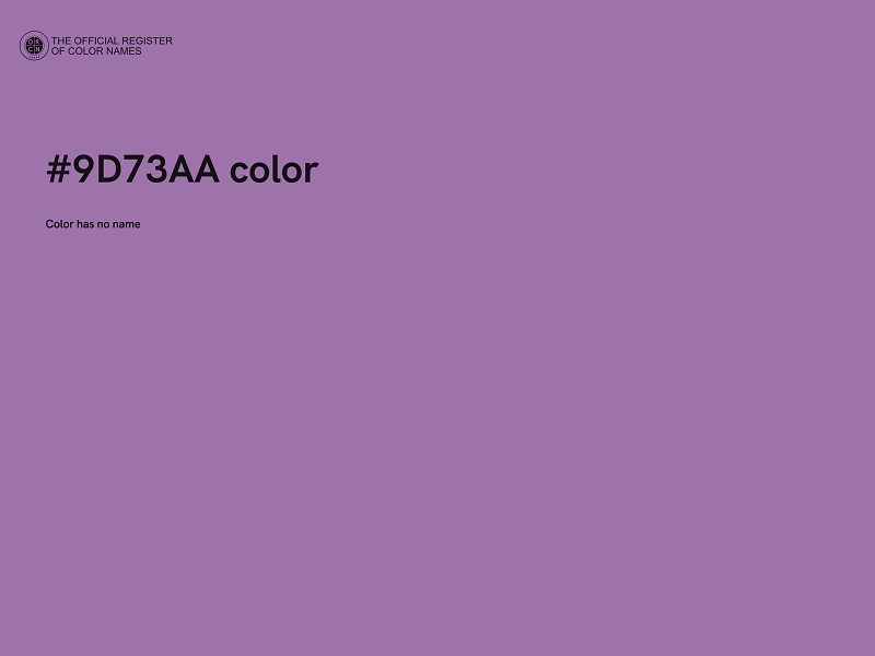 #9D73AA color image