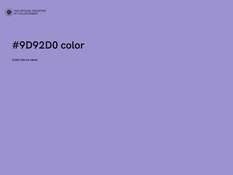 #9D92D0 color image