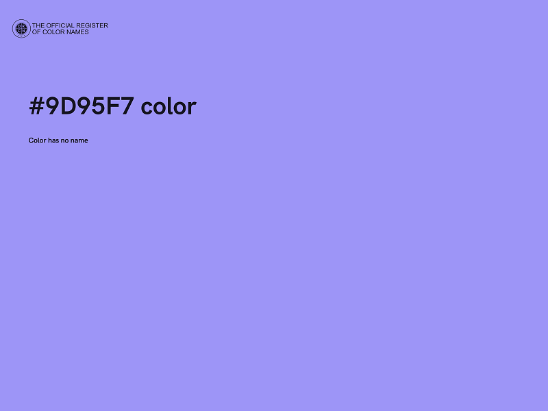 #9D95F7 color image