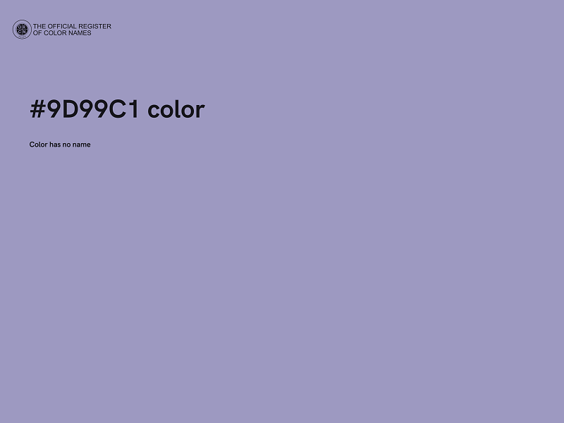 #9D99C1 color image