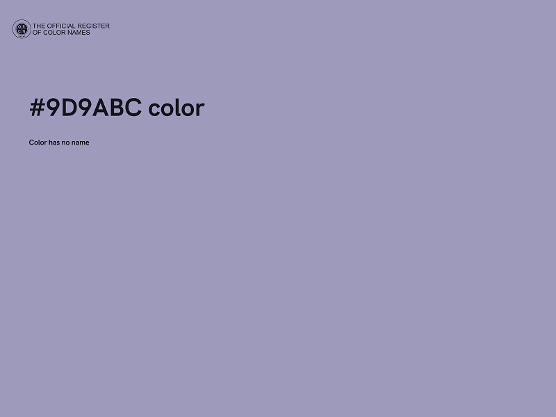 #9D9ABC color image