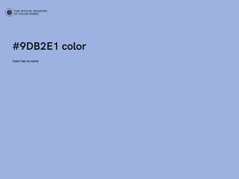 #9DB2E1 color image