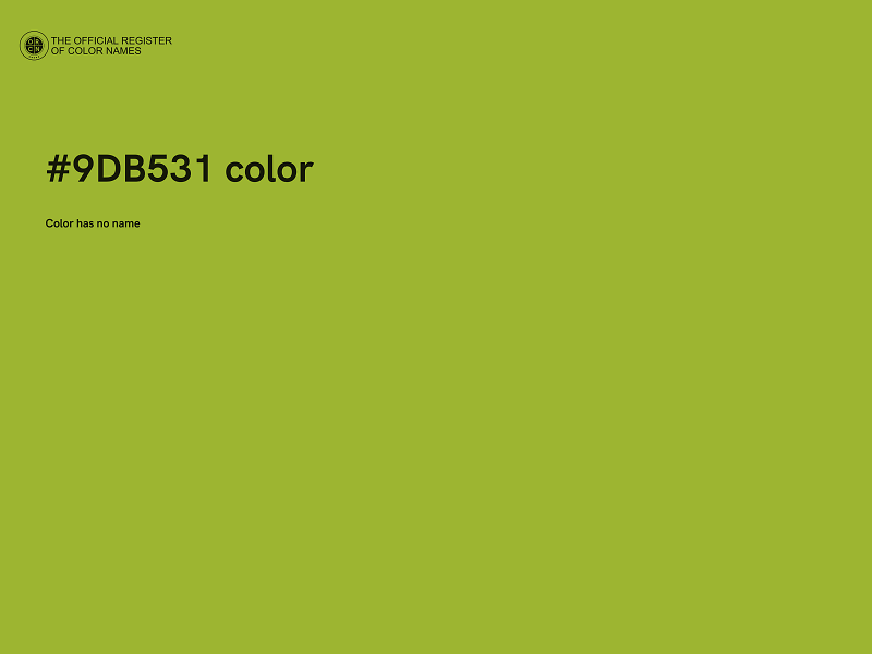 #9DB531 color image