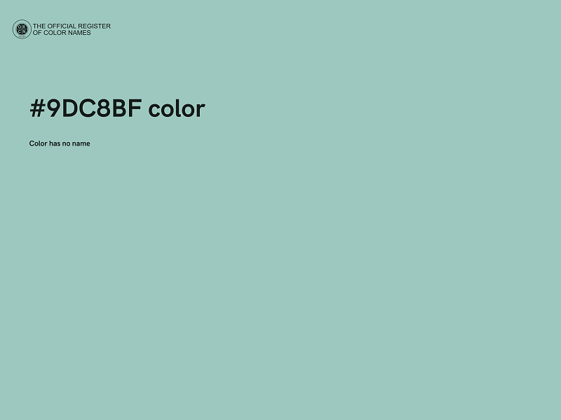 #9DC8BF color image