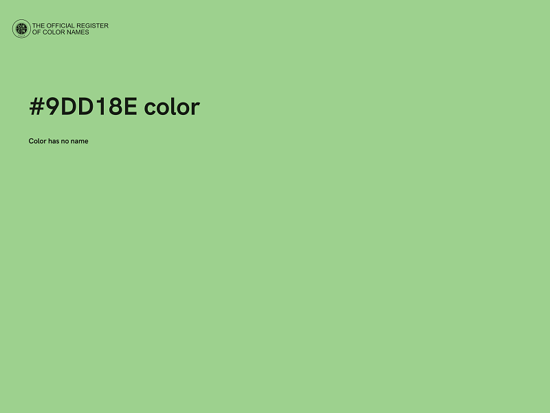 #9DD18E color image