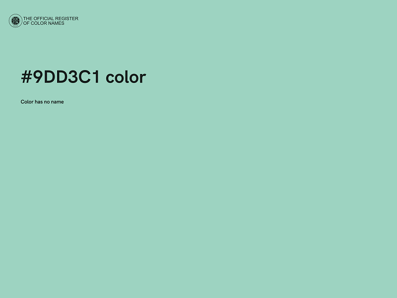 #9DD3C1 color image