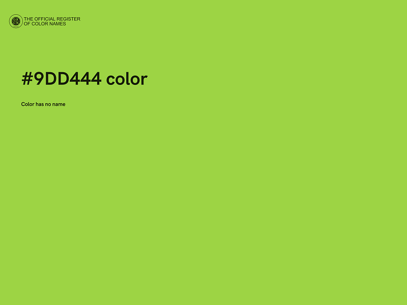 #9DD444 color image