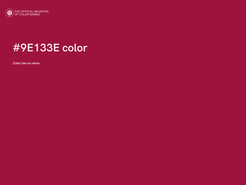 #9E133E color image