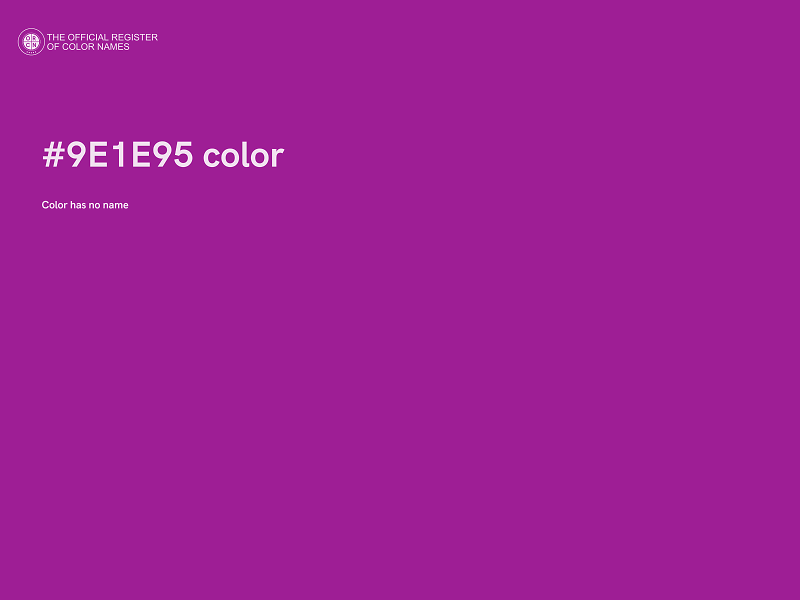 #9E1E95 color image