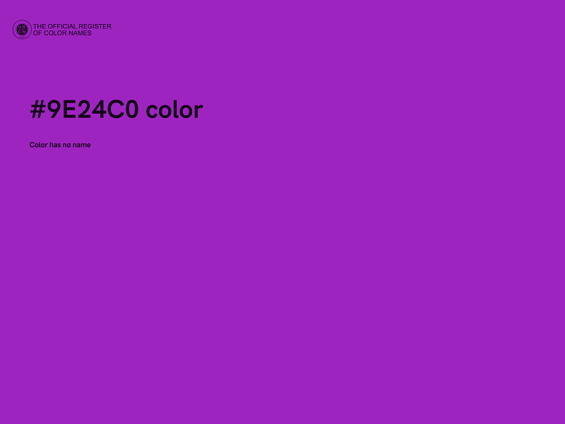 #9E24C0 color image