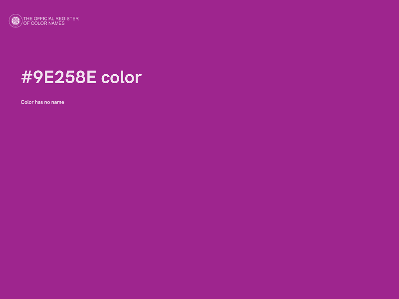 #9E258E color image