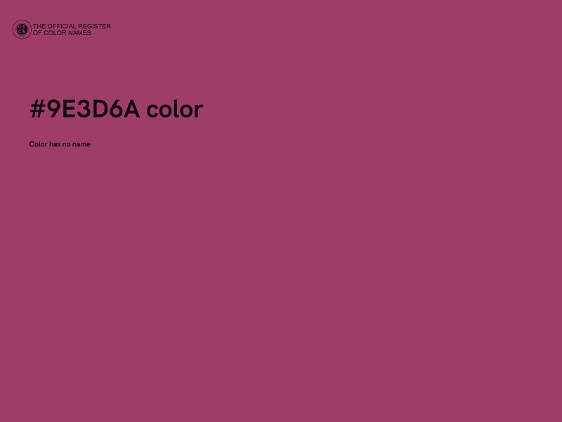 #9E3D6A color image