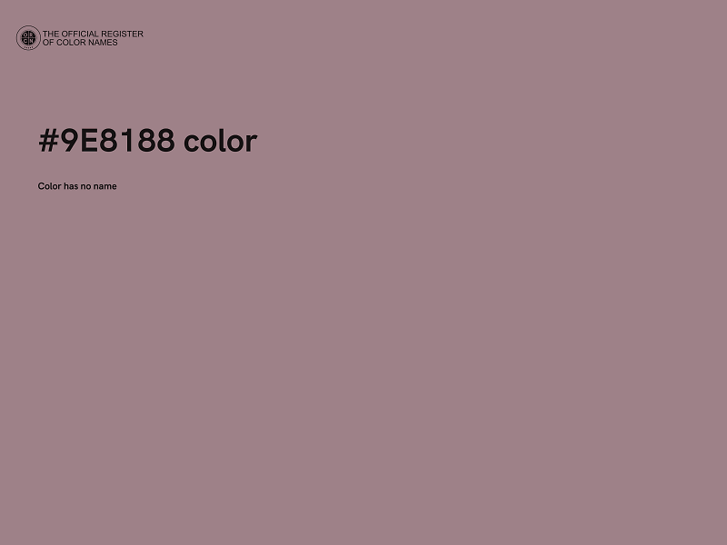 #9E8188 color image