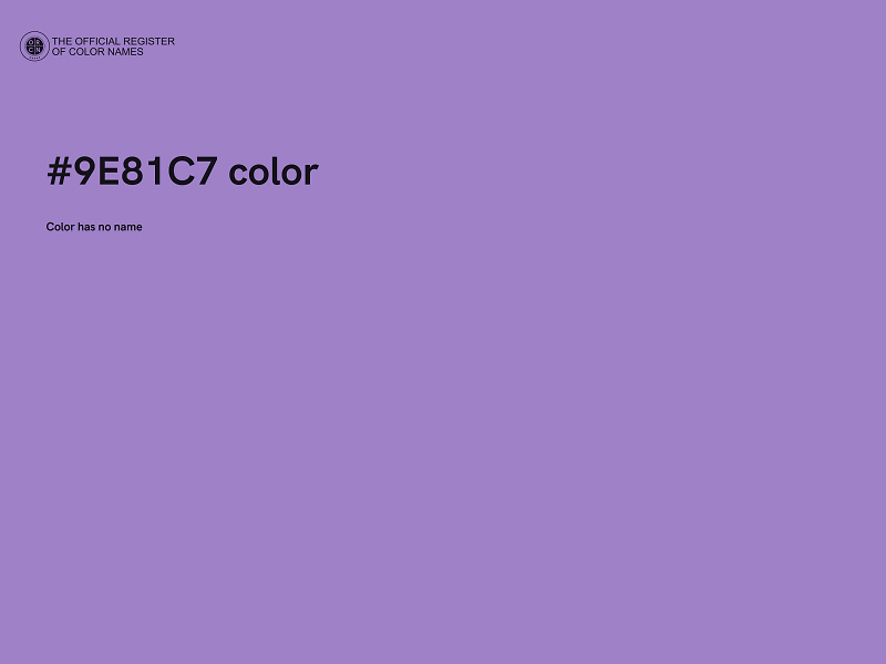 #9E81C7 color image