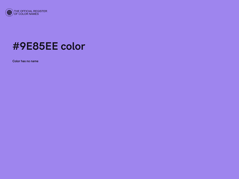 #9E85EE color image