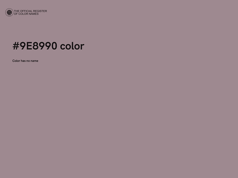 #9E8990 color image