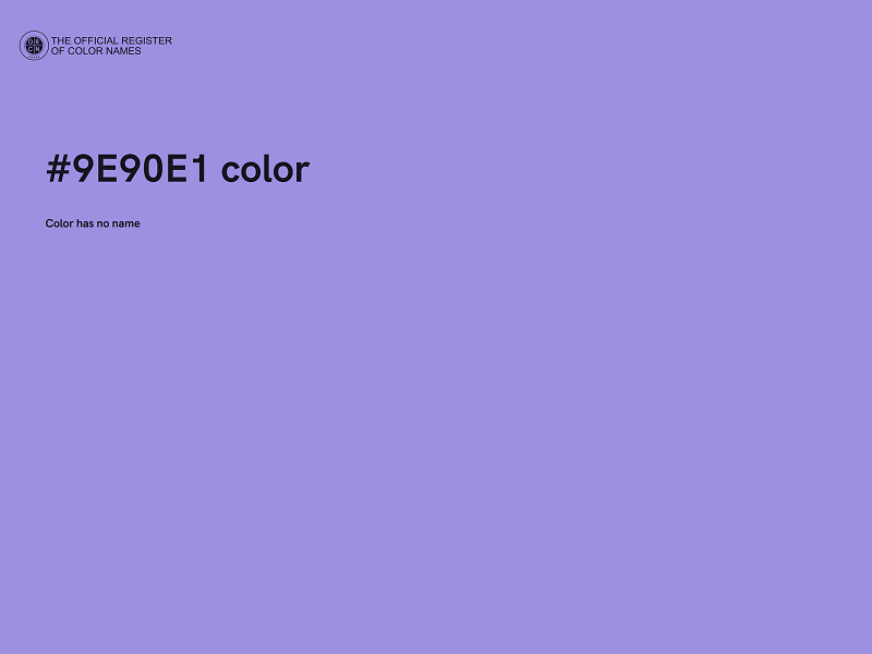 #9E90E1 color image