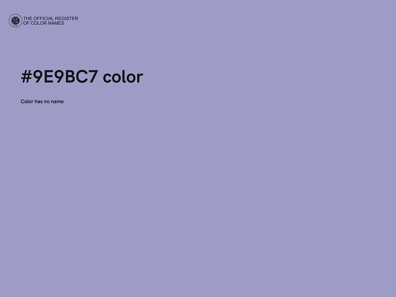 #9E9BC7 color image